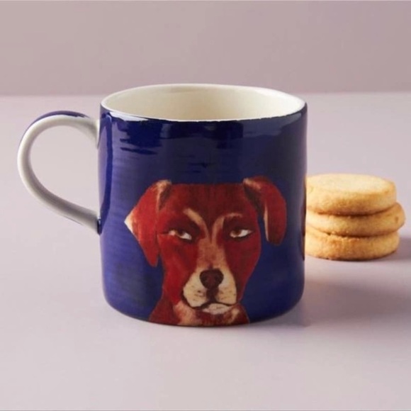 Anthropologie Carole Akins Furry Friends Desert Plate & Mug Set 5 Pieces NWT - Picture 4 of 9